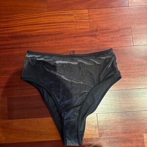 Black High-Waisted Bikini Bottom